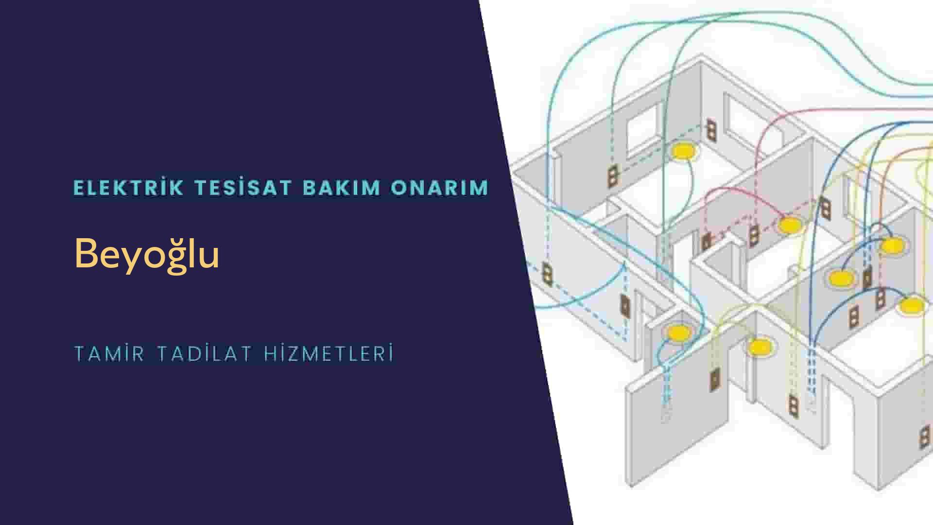 Beyoğlu'da elektrik tesisatı ustalarımı arıyorsunuz doğru adrestenizi Beyoğlu elektrik tesisatı ustalarımız 7/24 sizlere hizmet vermekten mutluluk duyar.
