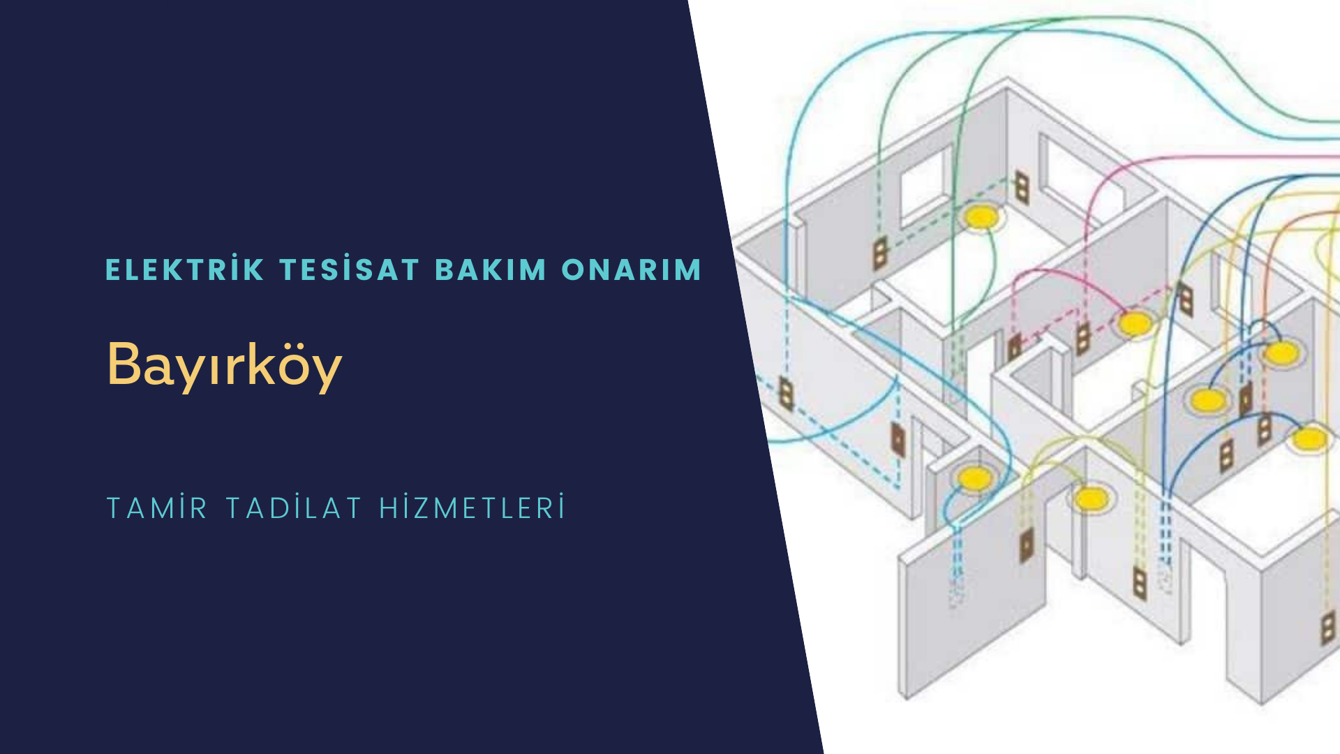 Bayırköy'de elektrik tesisatı ustalarımı arıyorsunuz doğru adrestenizi Bayırköy elektrik tesisatı ustalarımız 7/24 sizlere hizmet vermekten mutluluk duyar.