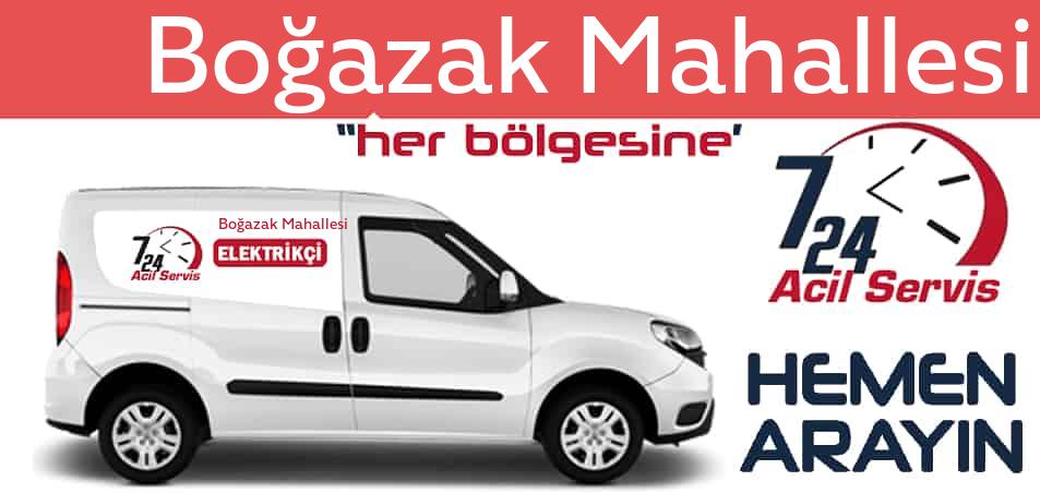 Boğazak Mahallesi elektrikçi 7/24 acil elektrikçi hizmetleri sunmaktadır. Boğazak Mahalleside nöbetçi elektrikçi ve en yakın elektrikçi arıyorsanız arayın ustamız gelsin.