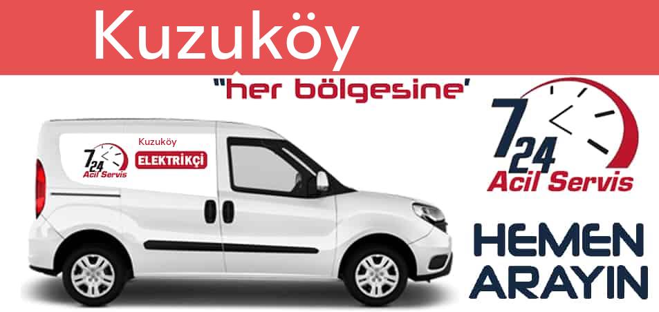 Kuzuköy elektrikçi 7/24 acil elektrikçi hizmetleri sunmaktadır. Kuzuköyde nöbetçi elektrikçi ve en yakın elektrikçi arıyorsanız arayın ustamız gelsin.