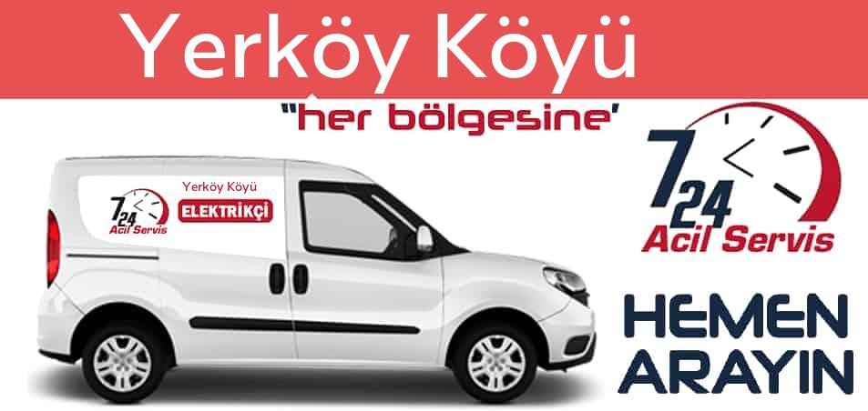 Yerköy Köyü elektrikçi 7/24 acil elektrikçi hizmetleri sunmaktadır. Yerköy Köyüde nöbetçi elektrikçi ve en yakın elektrikçi arıyorsanız arayın ustamız gelsin.